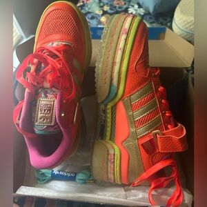 🔥 Adidas Forum Triple Platform Low “Carnival W” Orange – Women’s Size 9.5 🔥